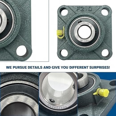 Long Life Stainless Steel Pillow Block Ball Bearing UCF Series UCF204 UCF205 UCF206 UCF207 UCF208 UCF209 UCF210