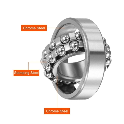 C5 Clearance 1215M Self Aligning Ball Bearing 75x130x25mm for Industrial Machinery