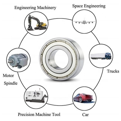 Quiet Bearing 626 2rs Low Noise Chrome Steel Deep Groove Ball Bearing 6x22x7mm for Turbocharger