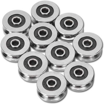 625 High Friction Plastic Ball Bearings U-Shaped Rubber Bearing Seals Type ZZ 5*16*5mm