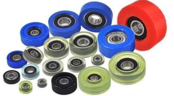 625 High Friction Plastic Ball Bearings U-Shaped Rubber Bearing Seals Type ZZ 5*16*5mm