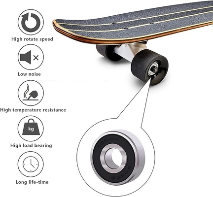Oil Lubrication ABEC 9 Ceramic Skateboard Bearings 604 rs zz Deep Groove Ball Bearing