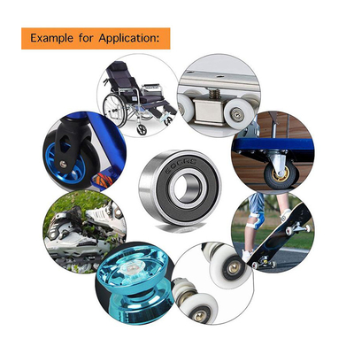 Skateboard Deep Groove Ball Bearings RS ZZ ABEC-9 11 Stainless Steel Si3n4 Zro2 Ceramic 608 7.992 8 Mm