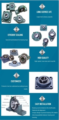 Precision Rating P5 Pillow Block Bearing KP004 for Bearing Holder Made of Chrome Steel GCR15