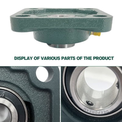 35mm Inner Square 4-bolt Flanged Unit Pillow Block Bearing UCF207 for Insert Bearings
