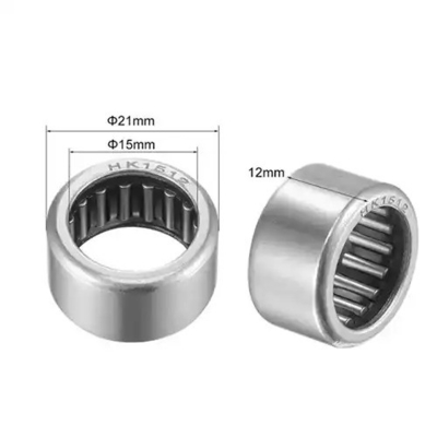 Full Complement Drawn Cup Needle Roller Bearing HK1512 with Needle Pin Slide Track