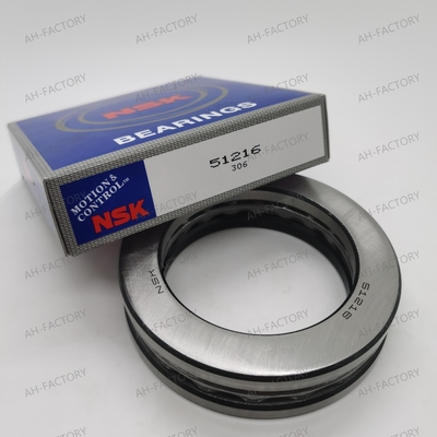 Single Direction Japan N.S.K. Thrust Ball Bearings 51216 51217 Chrome Steel GCr15