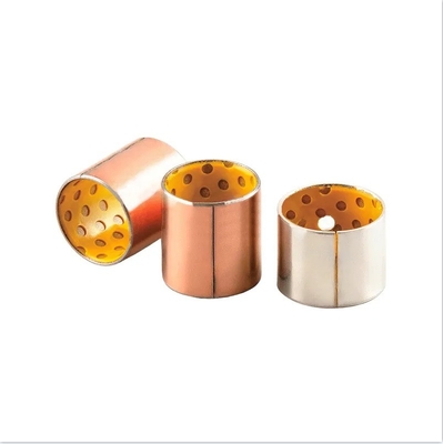 Metric Plain Sintered Bronze Bush Bearing 35*68*55mm for Business Scope in Brown