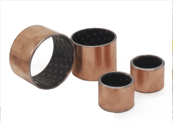 Metric Plain Sintered Bronze Bush Bearing 35*68*55mm for Business Scope in Brown