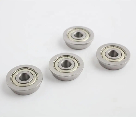 Low Voice Stable Performance MF128-ZZ High Precision 2 RS Flange Deep Groove Ball Bearings