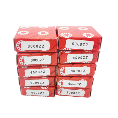 6000-2Z Deep Groove Ball Bearings Certified by ISO9001 2008 and Equipped with 2Z Seals