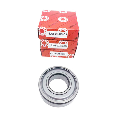 High Precision Rating P5 Multi-Type Chrome Steel Deep Groove Ball Bearings 6205-2Z/C3