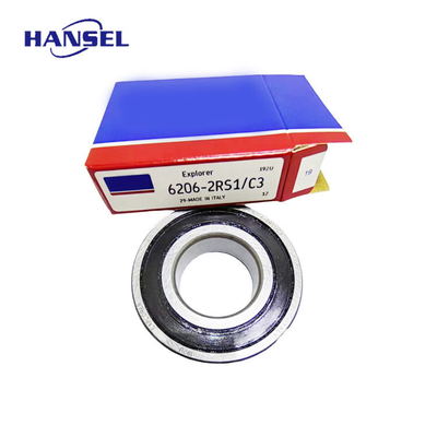 6206-2RS1/C3 Deep Groove Ball Bearings for Construction Machinery and Rolling Mills