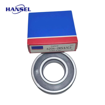 6206-2RS1/C3 Deep Groove Ball Bearings for Construction Machinery and Rolling Mills