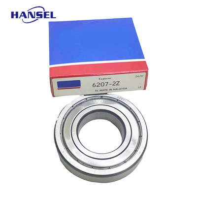 6207 ZZ Series Deep Groove Ball Bearings with Z1V1 Vibration and P5 Precision Rating