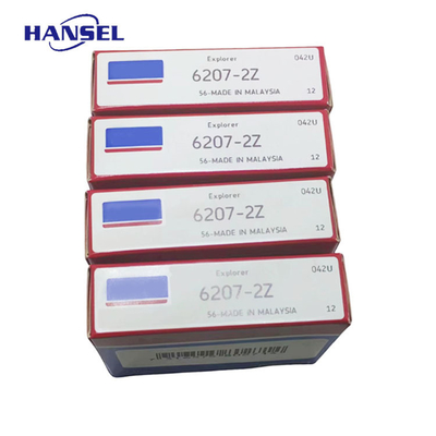 6207 ZZ Series Deep Groove Ball Bearings with Z1V1 Vibration and P5 Precision Rating