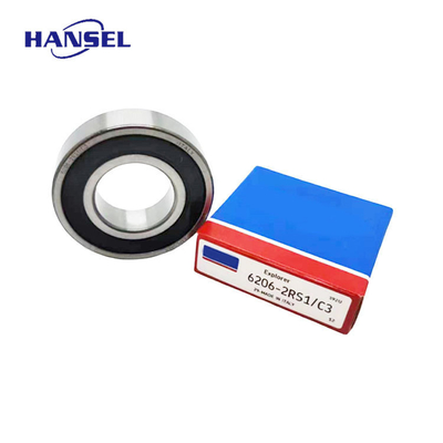 Bore Size 0 30 mm S K F Deep Groove Ball Bearings 6206-2RS1/C3 for Performance