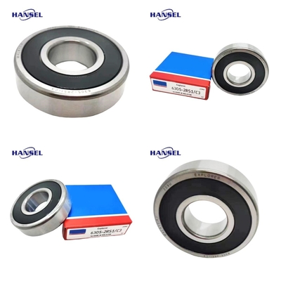 Deep Groove Ball Bearings 6305-2RS1/C3 Miniature Bearing for Single Row Structure