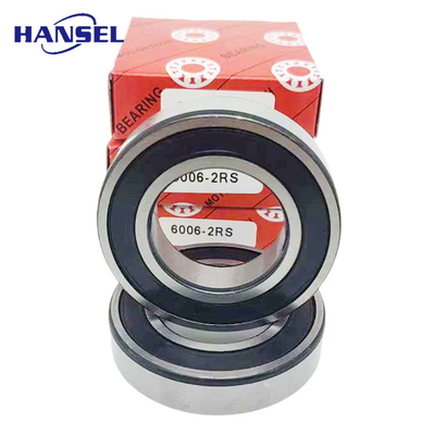 P6 Precision Rating Long Life Carbon Steel Deep Groove Ball Bearings 6006-2RS Series