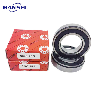 P6 Precision Rating Long Life Carbon Steel Deep Groove Ball Bearings 6006-2RS Series