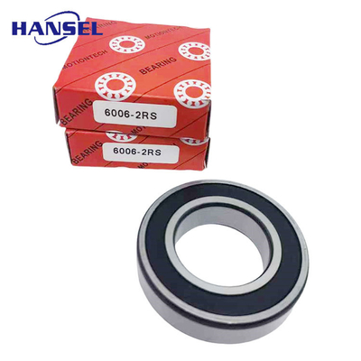 P6 Precision Rating Long Life Carbon Steel Deep Groove Ball Bearings 6006-2RS Series