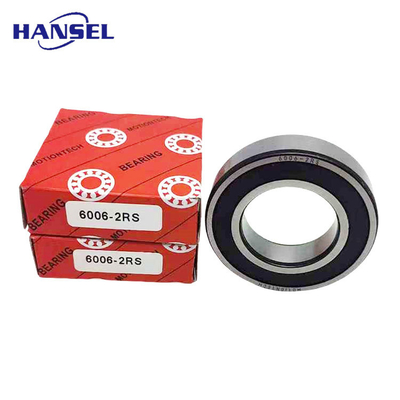 P6 Precision Rating Long Life Carbon Steel Deep Groove Ball Bearings 6006-2RS Series