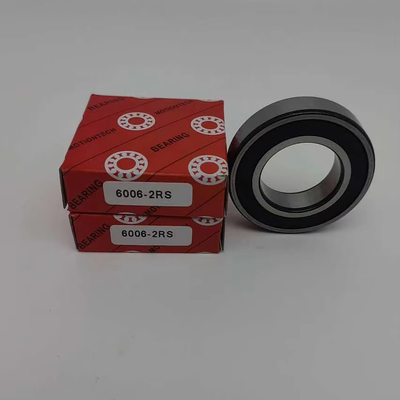 Bore Size 0 30 mm High Precision Deep Groove Ball Bearing 6006-2RS for Motorcycle