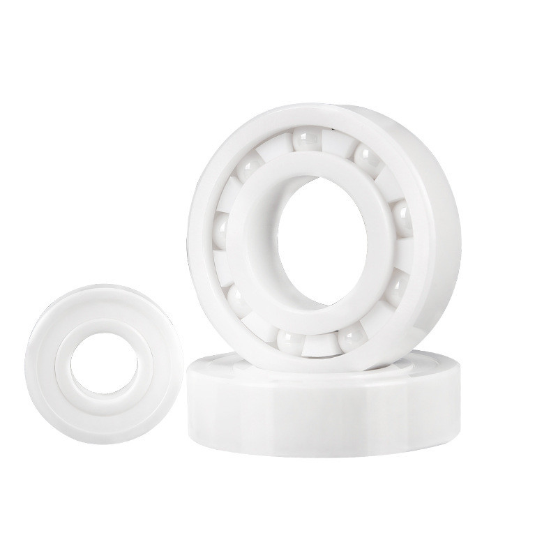Z2V2 Vibration Full Ceramic Ball Bearing 6200 ZZ RS C3 with Low Noise Level