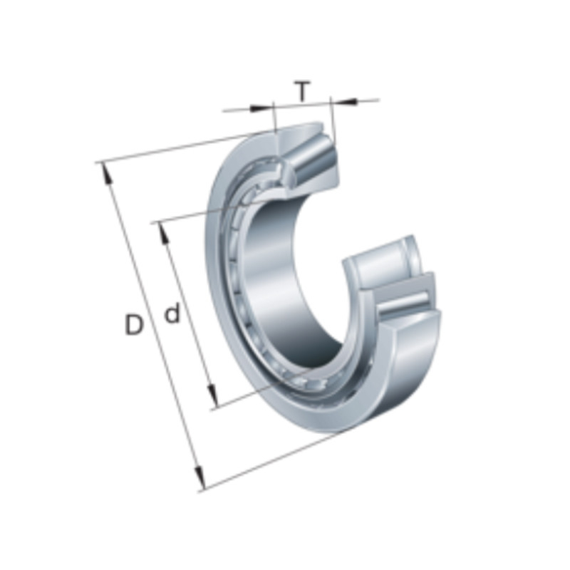Bearing Cylindrical Roller N1004EM N Series Copper Cage Steel Open Low Noise. Long Life Single Row CN SHN