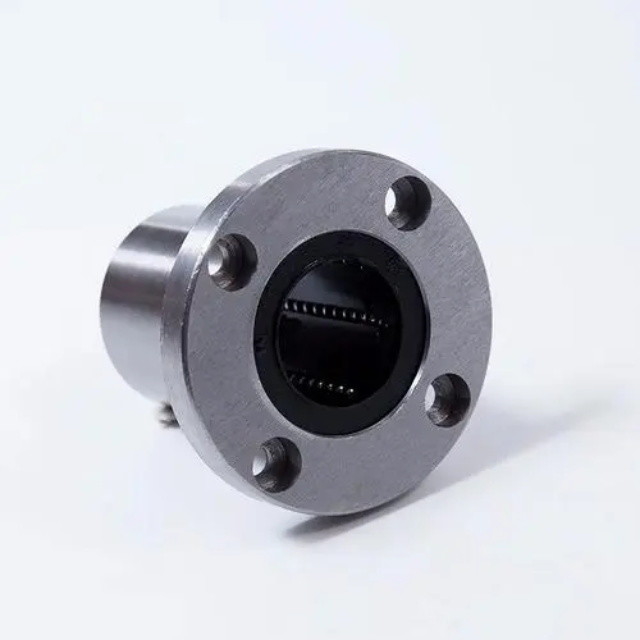 Long Life Round Flange Linear Bearing LMF6UU LMF8UU LMF10UU LMF12UU For Machinery Repair Shops
