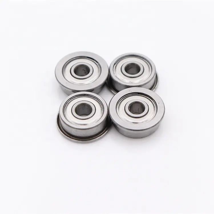 ZZ Seals Type MF105 ZZ Flange Bearing Deep Groove Ball Bearing for Precision Machinery