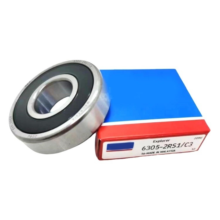 2RS Seals Type Deep Groove Ball Bearings 6305-2RS1/C3 with Bore Size 0 25 mm