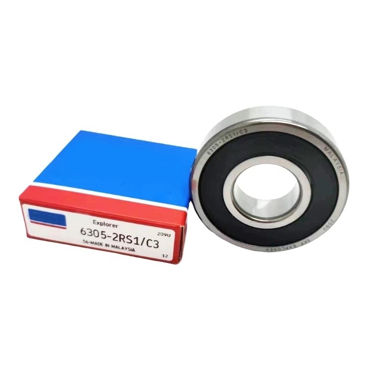 Deep Groove Ball Bearings 6305-2RS1/C3 Miniature Bearing for Single Row Structure