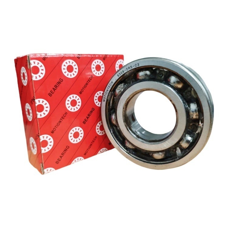 ISO9001 2008 Certified Deep Groove Ball Bearings 6308-2RS-C3 for Bore Size 0-40mm